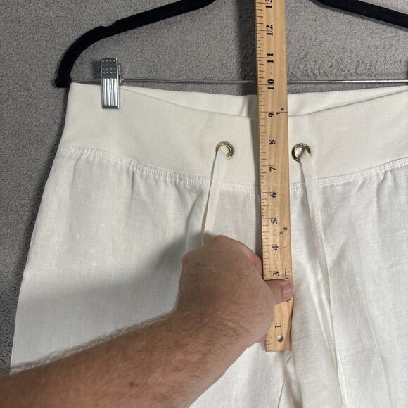 Lilly Pulitzer Women’s Pants Size M The Beach Pant Linen Wide Leg Beach‎ Resort - Picture 6 of 16